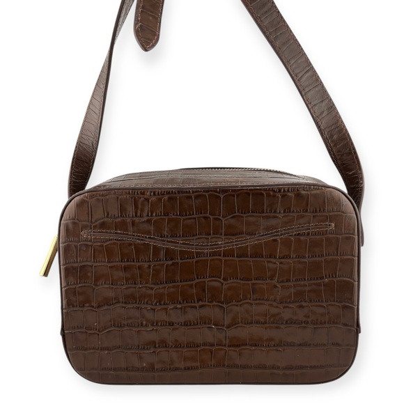 Cuyana Handbags - Cuyana Embossed Leather Crossbody Bag